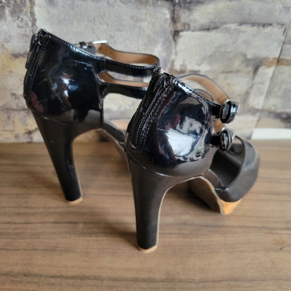 JS by Jessica size 6 black platform sandals - Picture 9 of 13